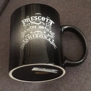 Prescott Arizona est 1864 coffee mug cup interior photographing oddly